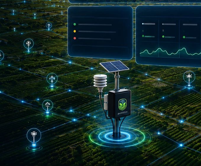 AGRY.AI solar-powered field node